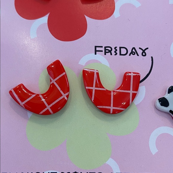 NWT - STUDS OF THE WEEK, by Night Moves Atelier - 7 pairs pierced earrings - Picture 8 of 11